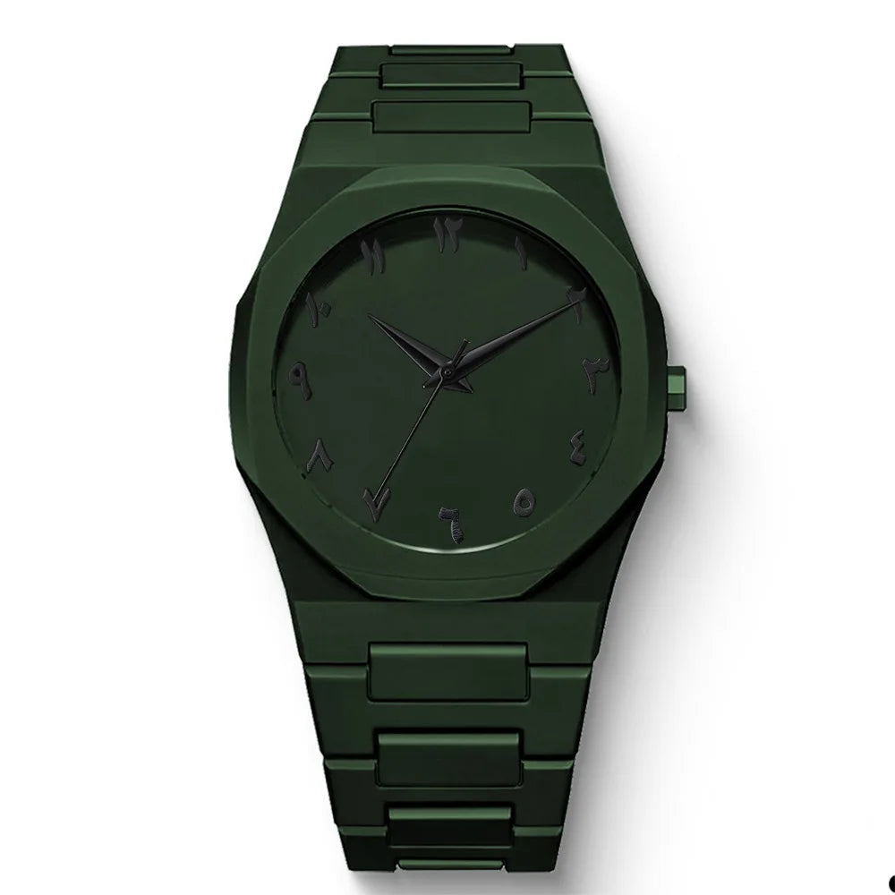 New Fashionable Watch Simple Black Quartz Watches