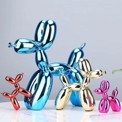 Dog Decor,Balloon Animal Decor,Shelf Decor Preppy Room Decor,Cute Statue Home Decor, Bedroom Modern Sculpture Desk Decor,Office