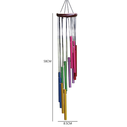 Wind Chimes for Garden 12 Metal Tubes with Hook Pleasant Melody Windchimes Metal Pipe Wind Chimes Bells Indoor and Outdoor Decor