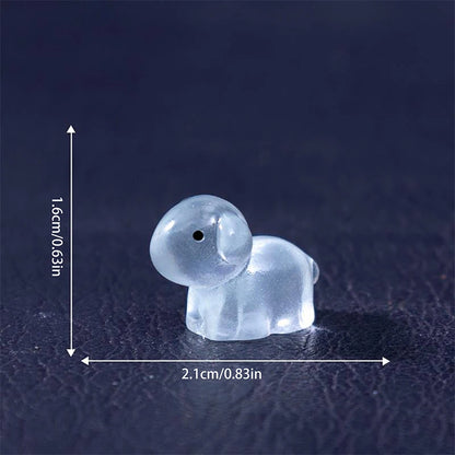 5Pcs Cute Dollhouse Luminous Ghost Doll Miniature Models DIY Accessory Doll House Decor Halloween Ornaments Glow In The Dark Toy