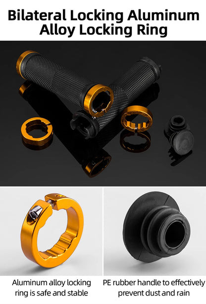 Handlebar Grips BMX Bike Mountain MTB Bikes Cycling Non-slip Bilateral Lock