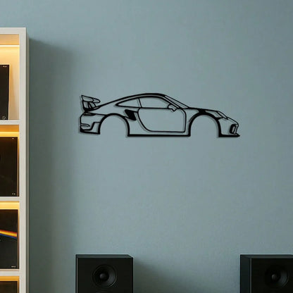 Black Metal Wall Art - Modern Geometric Wall Decor For Bedroom,Living Room, Nursery & Kids Room - Minimalist Aesthetic Room Deco