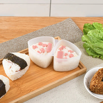 Diy Sushi Mold Onigiri Rice Ball Food Press Triangular Sushi Maker Mold Japanese Home Kitchen Bento Accessories Tools