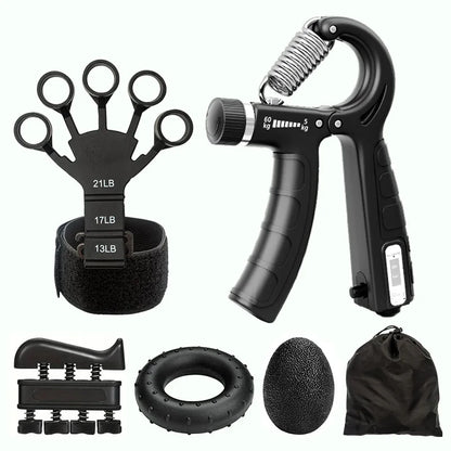 Grip Strength Trainer Set Hand Grip Finger Stretcher Grip Ring Muscle Ball