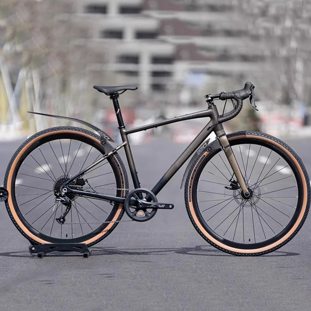 1 Piece Bike Tire Wheel Mudguard Road Bike Wheel Fenders Front & Rear Universal Mudguard Suitable for Both Front And Rear Wheel