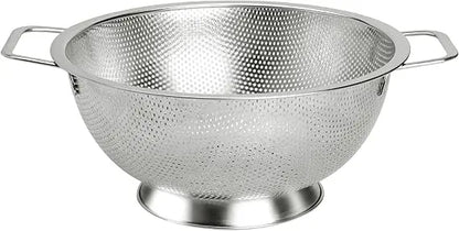 Colander Stainless Steel 5-Quart, Kitchen Strainer for Pasta, Fruits Vegetables, Dishwasher Safe