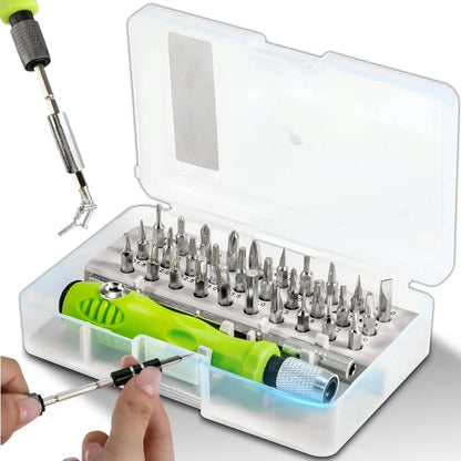 32-in-1 Precision Screwdriver Tool Set Magnetic Phillips Bits Multifunctional