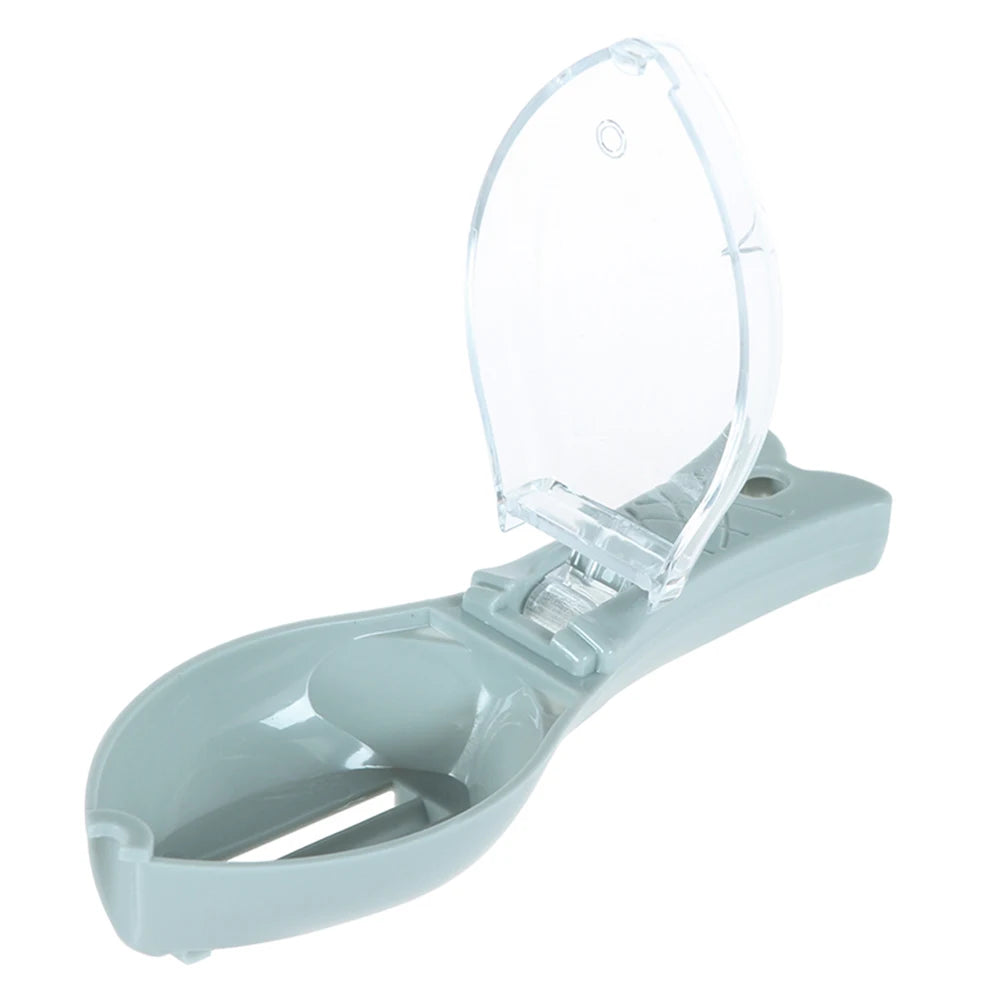 Plastic Scraping Scales Device Flying-proof Fish Scraping Device Ergonomic Handle Convenience for Home Kitchen Cooking