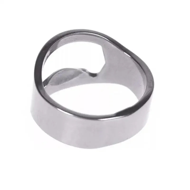 Stainless Steel Ring Bottle Opener Mini Beer Can Openers Finger Bar Tool Gadget