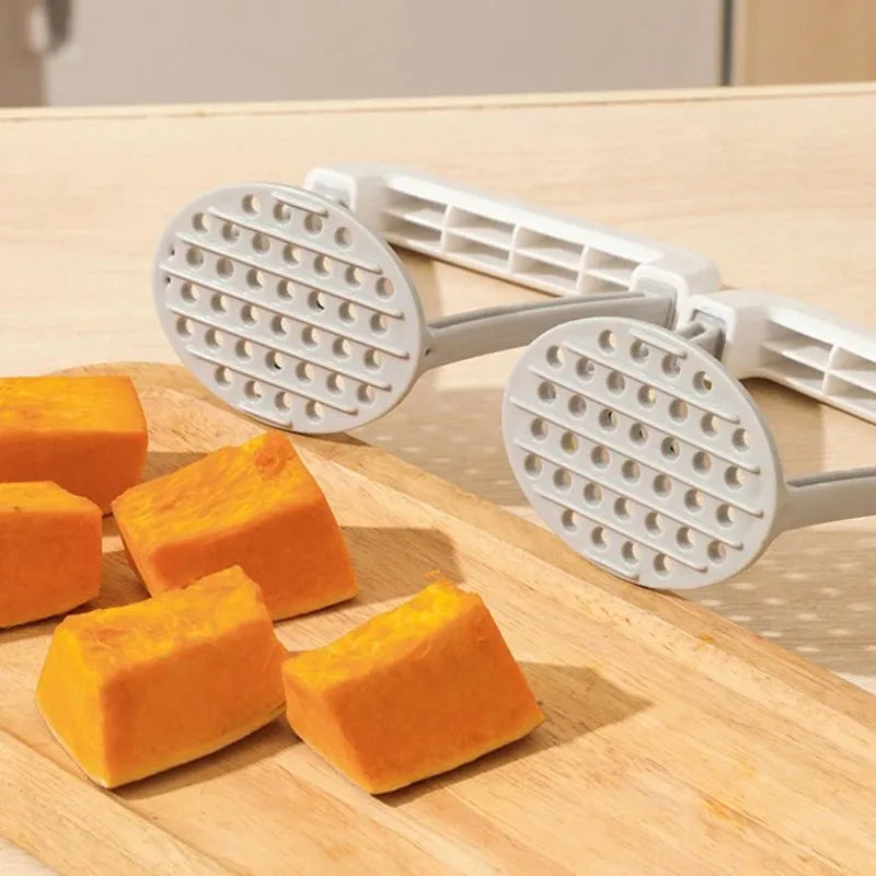 Manual Potato Masher Hand Ricer Fruit Vegetable Squeezer Kitchen Gadget Tool