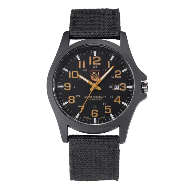 Sports Watch Quartz Nylon Band with Date