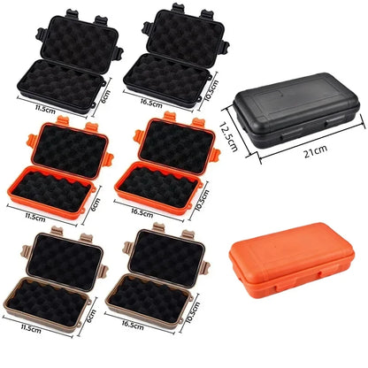 S/L/XXL Outdoor Plastic Waterproof Survival Container Camping Outdoor Travel
