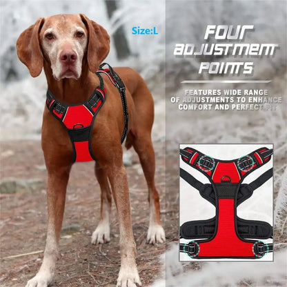 Dog Harness No Pull Reflective Vest Leash Set Adjustable Pet Supplies