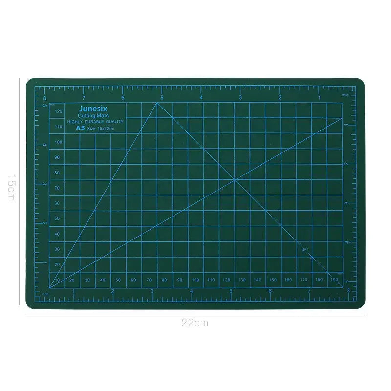 A5 Self-Healing Cutting Mat Rotary Cutter for Crafts Fabrics Sewing Scrapbooking