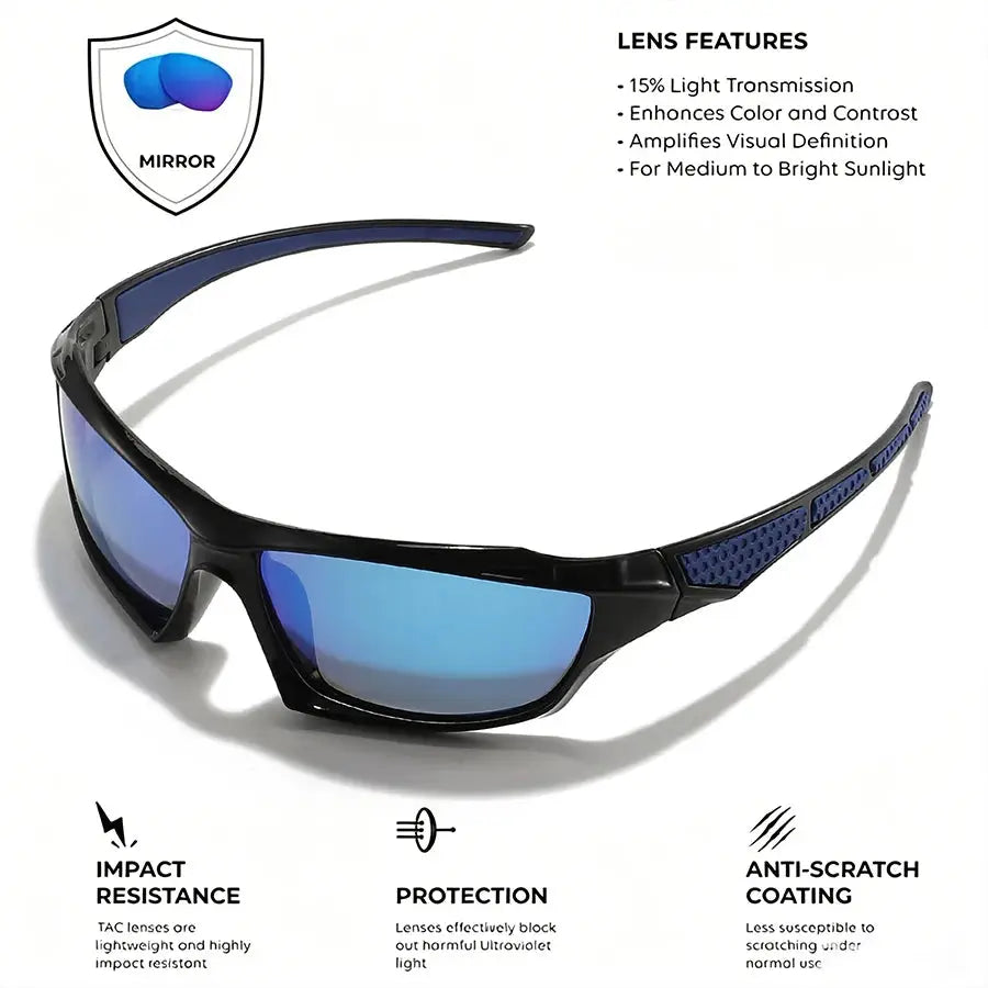 Fashion Sports Sunglasses Polarized UV Protection Personalized Glasses Round Frame Metal UV400 Eyewear