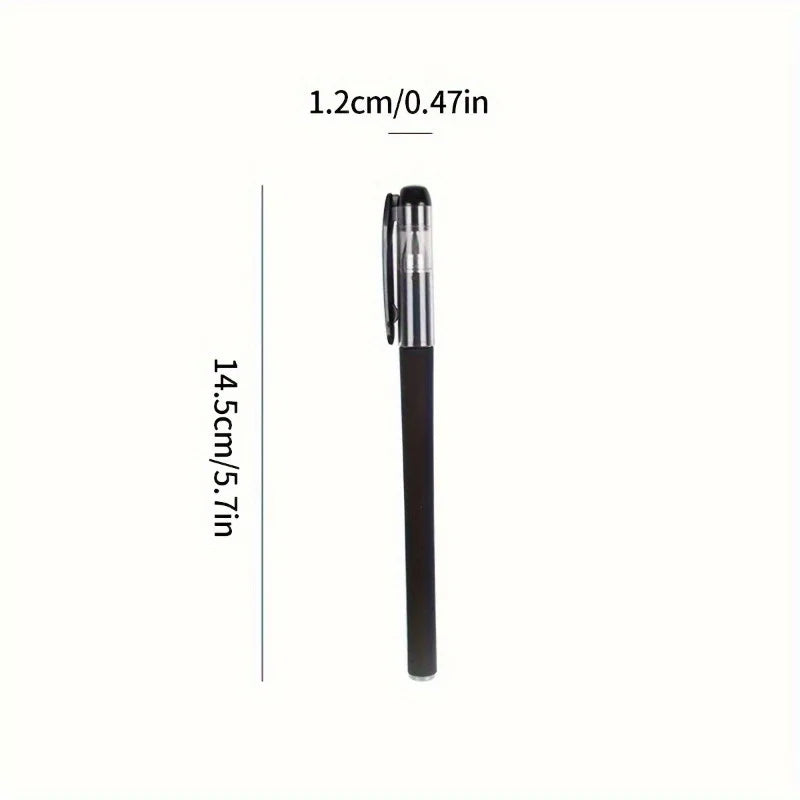 5/10/20pcs Quick-Drying Gel Pens, 0.5mm Fine Tip, Black Ink - Ideal for Home, Office, School