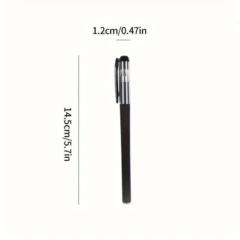 5/10/20pcs Quick-Drying Gel Pens, 0.5mm Fine Tip, Black Ink - Ideal for Home, Office, School