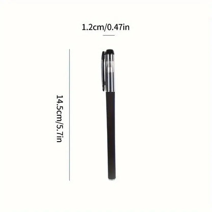 5/10/20pcs Quick-Drying Gel Pens, 0.5mm Fine Tip, Black Ink - Ideal for Home, Office, School