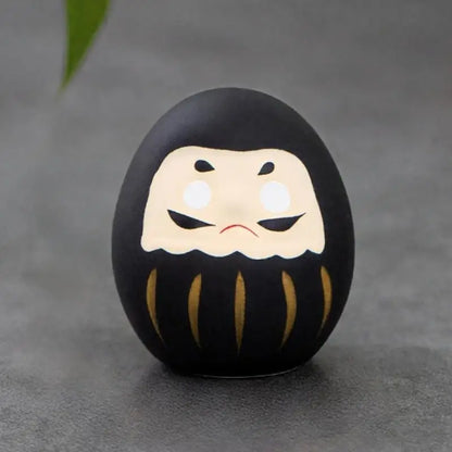 Japanese Ceramic Daruma Statue Daruma Tumbler Crafts Lucky Fortune Ornament Landscape Daruma Doll Fengshui Home Decor Gift