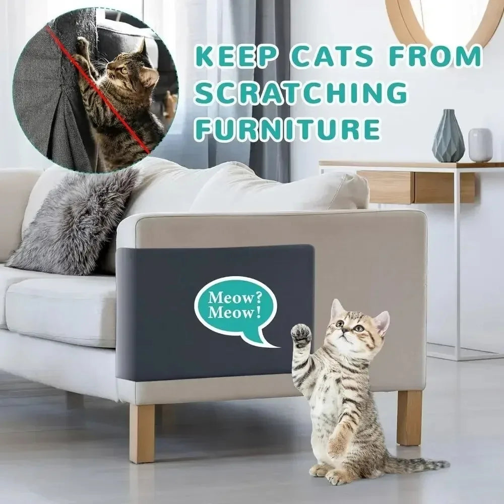Trimmable Self-Adhesive Carpet Cats Scratch Board Wall Anti-Scratch Sofa Diy Cats Scratch Board Sofa Protection Paws Sharpen