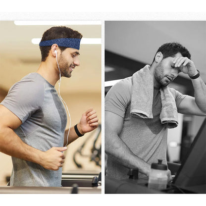 1-6Pcs Ultra-Thin Sports Sweatband Breathable Absorbent Headband Sweat Hair Head Band Soft Smooth Outdoor Sport Yoga Headband