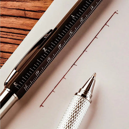 7-in-1 Multifunctional Pen Stylus Touchscreen Screwdriver Ruler Level Tool