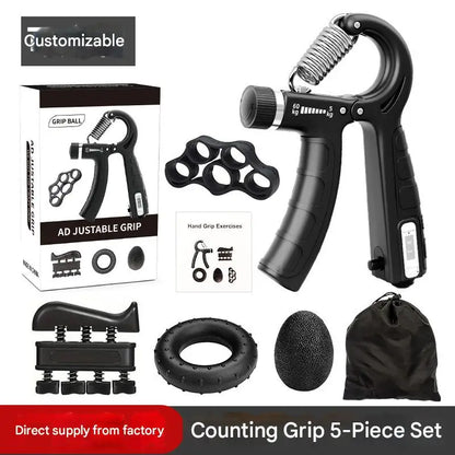 Grip Strength Trainer Set Hand Grip Finger Stretcher Grip Ring Muscle Ball