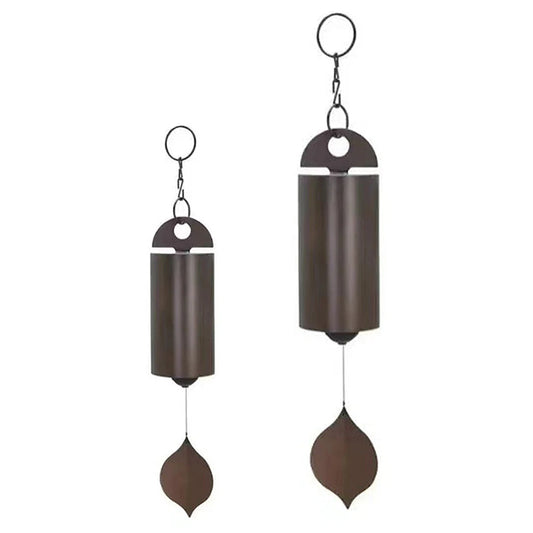 Leaves Wind Chimes Retro Style Serenity Bell Wind Chimes Deep Resonance Metal Deep Tone for Patio Yard Porch Garden Decor