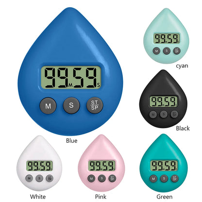 Digital Timer Waterproof Shower Timer Magnetic Backing Kitchen Timer Bathroom Timer Shower Clock for Kitchen Bathroom