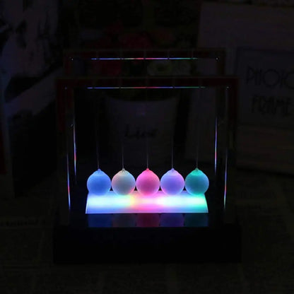 Newtons  LED Light Up Newtons Science Kids Toys Balance Balls Desk Toys Home and  Decor Newtons