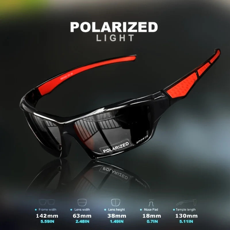 Polarized UV400 Mirrored Sunglasses Lightweight Cycling Driving Outdoors