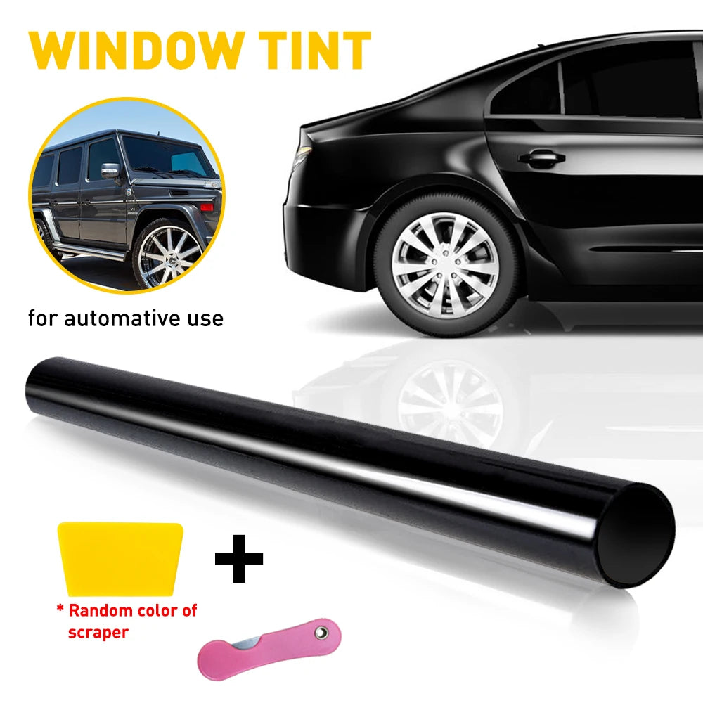1 Roll 50cmx300cm Car Window Privacy Tint Film Auto Vinyl Anti Look Glass Sticker 1/5/15/20/25/35/50/70 Percent VLT Solar UV