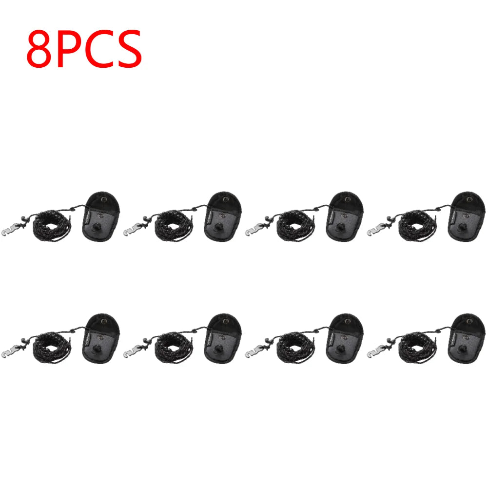 1-10Pcs Outdoor Camping Stretch Clothesline w/ 12 Clips 3M Windproof Elastic Hanging Laundry Clothes Line For Hotel Trip Cruise