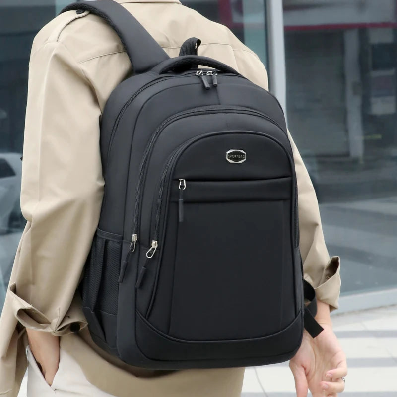 Large Capacity Travel Laptop Backpack Business School Bookbag Unisex