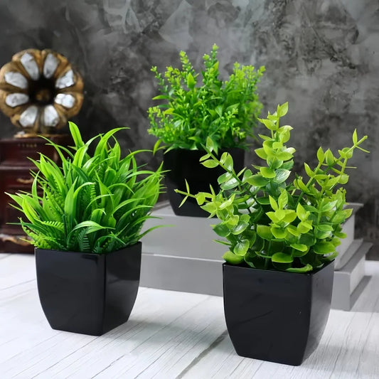1pc Artificial green plants, home greening, outdoor gardens, office decoration