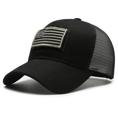 American Flag Camouflage Baseball Cap Breathable