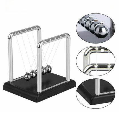 Newton's Cradle Balance Metal Ball Teaching Supplies Physics Science Pendulum Desktop Toys Stress Relief Gifts Home Decoration